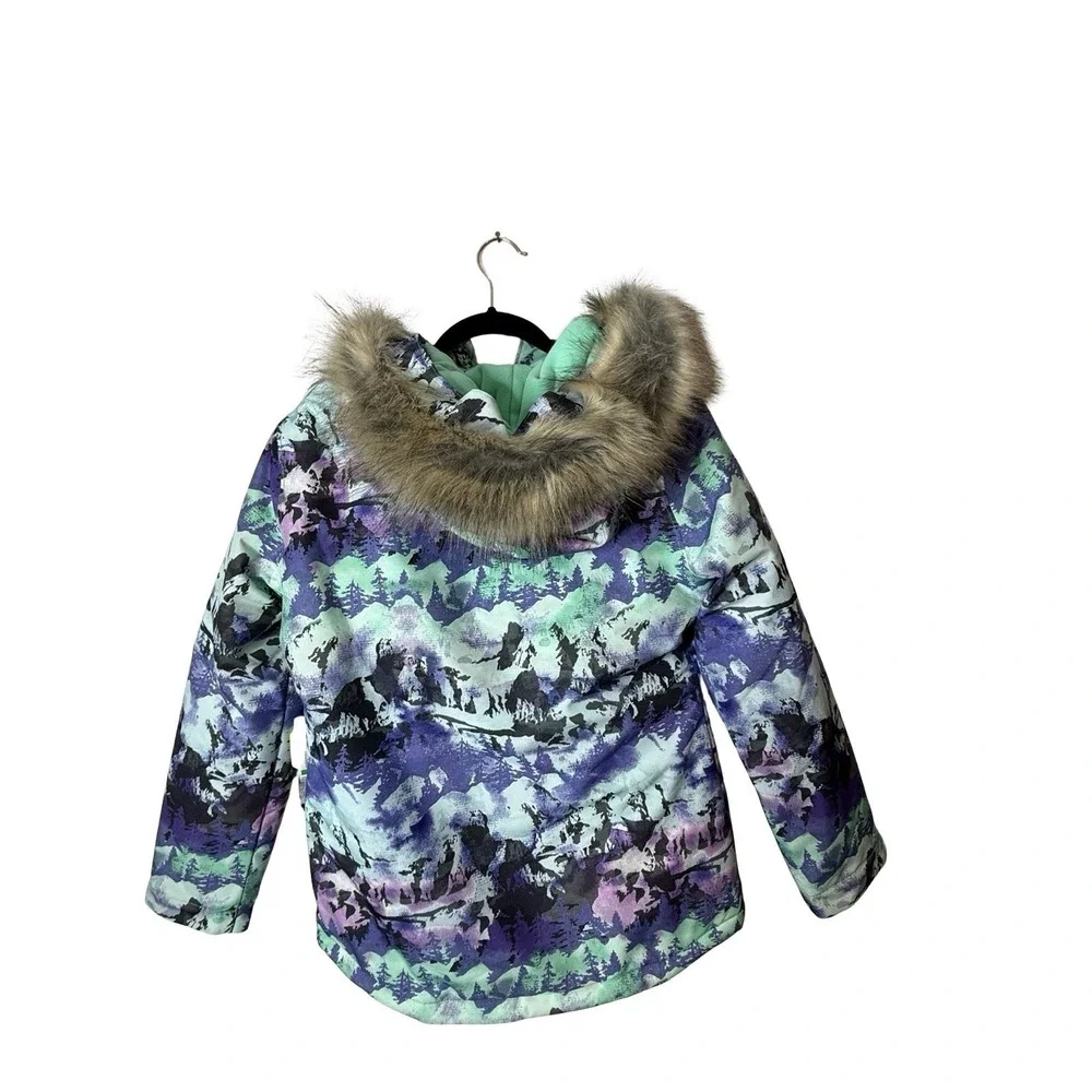 Under Armour Storm Laila Comet Green Insulated Ski Jacket‎ -Youth large